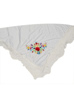 Châle PGNBLNC Blanc 140 cm