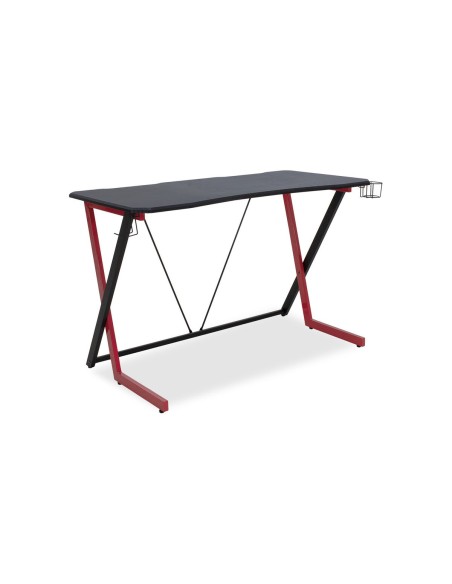 Bureau Gaming Urban Factory WED75UF 120 x 60 x 78 cm Noir PVC