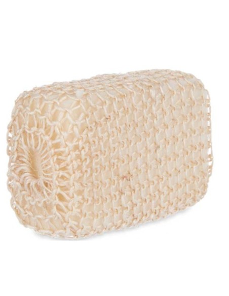 Éponge Corporelle Berilo B7083-7 Blanc Beige 9 x 14 x 6 cm (24 Unités)