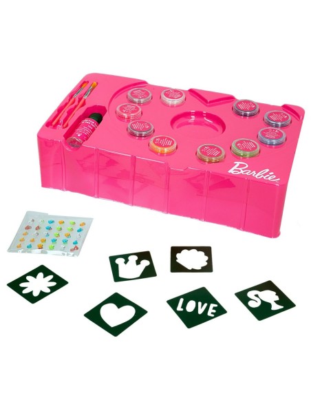 Tatouages Temporaires Barbie My Glitter Tattoo Paillettes 20 Pièces