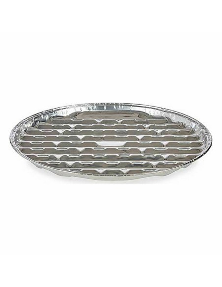 Moule à pizza Kinvara 64300 Argenté Aluminium 32 x 3 x 32 cm Jetable Pizza (24 Unités)