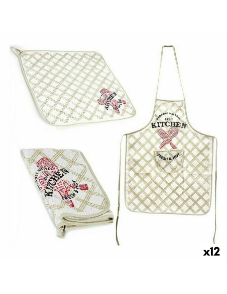 Ensemble de Cuisine Kinvara 1105 Blanc 2 Pièces