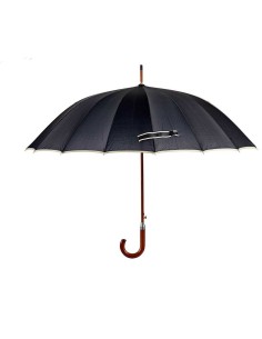 Parapluie Noir Métal Tissu 110 x 110 x 95cm (24 Unités) 2