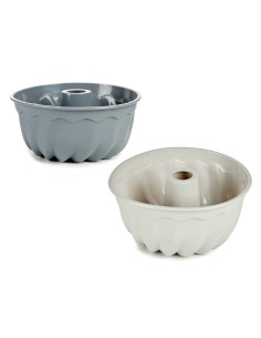 Moule à pâtisserie Kinvara HH026 Gris clair Gris foncé Silicone 22 x 10 x 22 cm Bague (6 Unités) 2