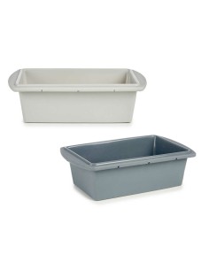 Moule à pâtisserie Kinvara HH038 Gris clair Gris foncé Silicone 1,5 L 16 x 7 x 27,5 cm Biscuit (6 Unités) 2