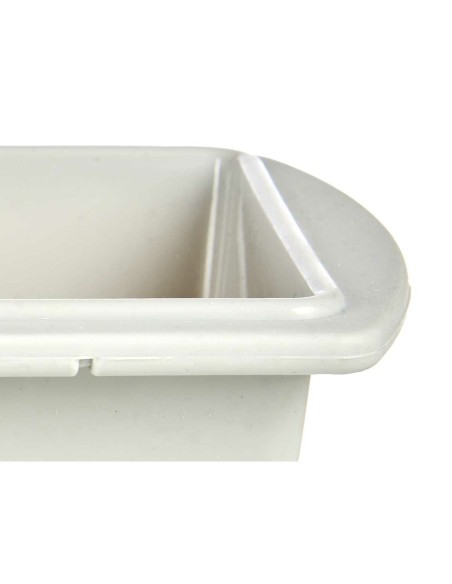 Moule à pâtisserie Kinvara HH038 Gris clair Gris foncé Silicone 1,5 L 16 x 7 x 27,5 cm Biscuit (6 Unités)
