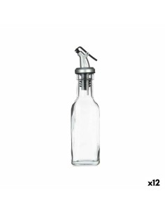 Huilier Vivalto YHP-F0415A/DH12 Transparent verre Acier 180 ml 5 x 20 x 5 cm (12 Unités)