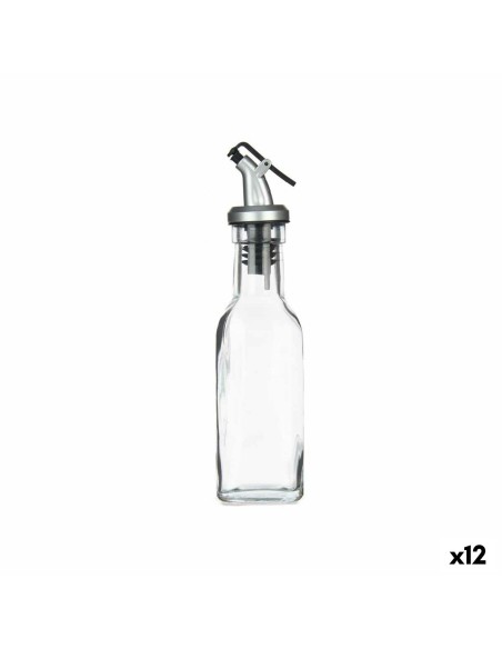 Huilier Vivalto YHP-F0415A/DH12 Transparent verre Acier 180 ml 5 x 20 x 5 cm (12 Unités)