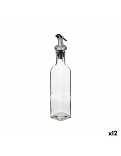 Huilier Vivalto YHP-F0421A/DH12 Transparent verre Acier 250 ml 5 x 24,5 x 5 cm (12 Unités)