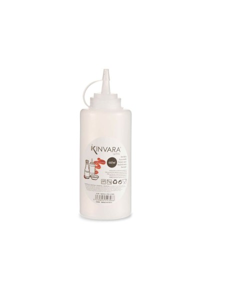 Pot à Sauces Transparent Plastique 400 ml (12 Unités)
