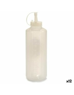 Pot à Sauces Transparent Plastique 1 L (12 Unités)