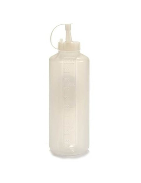 Pot à Sauces Transparent Plastique 1 L (12 Unités)