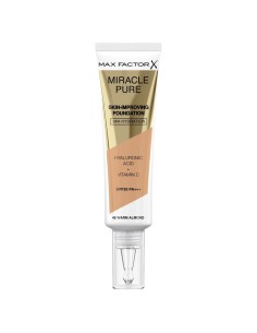 Base de Maquillage Crémeuse Max Factor Miracle Pure Nº 45 Warm almond Spf 30 30 ml