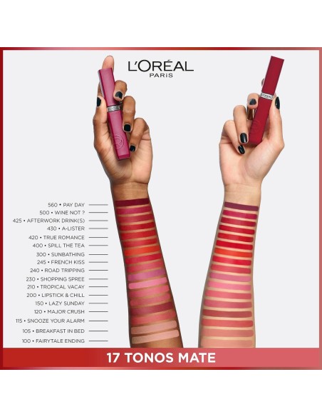 Rouge à lèvres liquide L'Oreal Make Up Infaillible Matte Resistance Wine not? Nº 500 (1 Unités)