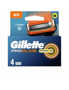 Lame de Rasage Gillette Fusion Proglide Power (4 Unités)