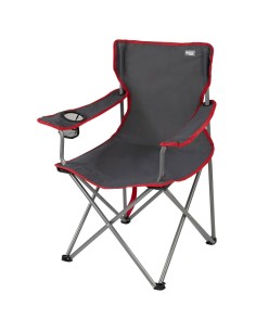 Chaise de camping pliante Aktive Gris foncé 45 x 82 x 47 cm (4 Unités) 2
