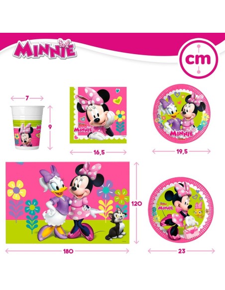 Set d'articles de fête Minnie Mouse Happy Deluxe 89 Pièces 16