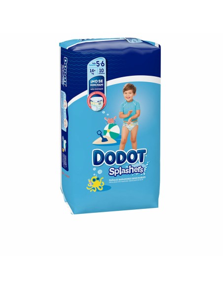 Couches jetables Dodot Splashers 5-6 14 Kg (10 Unités)