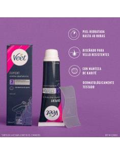 Crème Épilatoire Corporelle Veet Expert Aisselles 100 ml 2