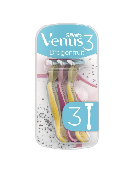 Rasoirs Jetables Gillette Dragonfruit 3 Unités