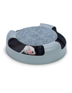 Jouet pour chats Souris Rueda Gris polypropylène 25 x 6,5 x 25 cm