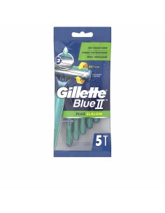 Rasoirs Jetables Gillette Blue II Plus Slalom 5 Unités