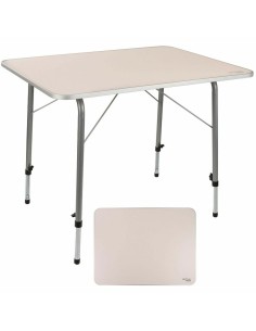 Table Aktive 80 x 60 cm Blanc Pliable De Camping