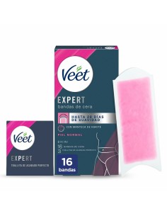 Bandes Épilatoire Corporelles Veet Expert Bikini (16 Unités)