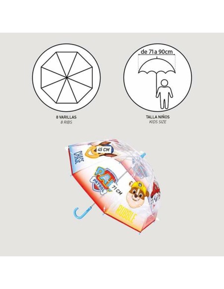 Parapluie The Paw Patrol Ø 71 cm 45cm