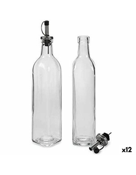 Ensemble salière et poivrier Vivalto WJ6079-L Transparent verre Verre 2 x 50 ml 5,7 x 29,5 x 5,7 cm (12 Unités)