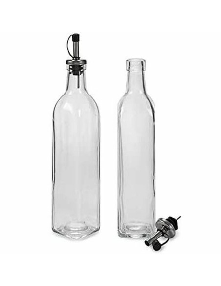 Ensemble salière et poivrier Vivalto WJ6079-L Transparent verre Verre 2 x 50 ml 5,7 x 29,5 x 5,7 cm (12 Unités)