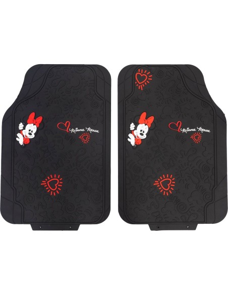 Set de tapis de voitures Minnie Mouse CZ10901 Noir