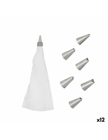 Poche à douille pour pâtisserie Kinvara KT213109 Blanc (12 Unités)