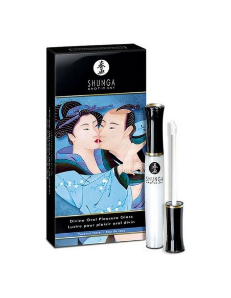 Divine Orale Plaisir Gloss Eau de coco Shunga GR27352 (10 ml) Coco 10 ml