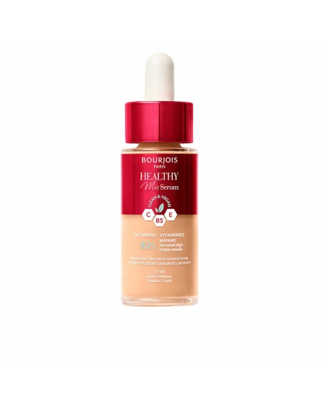 Base de maquillage liquide Bourjois Healthy Mix Sérum Nº 51W Light vanilla 30 ml