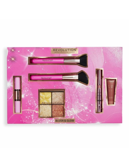 Set de Maquillage Revolution Make Up Blush & Glow 6 Pièces