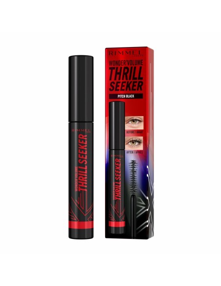 Mascara pour cils Rimmel London Volume Thrill Seeker Nº 004 Pitch Black 8 ml