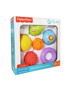 Jouet pour bébé Fisher Price 6 Pièces Multicouleur 2