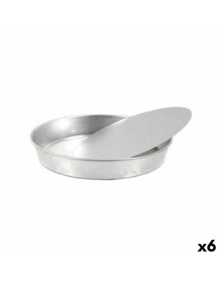 Moule amovible VR Rond Aluminium 33 x 33 x 4,5 cm (6 Unités)
