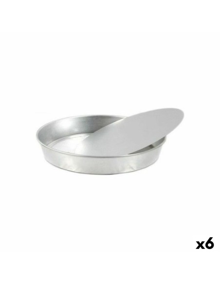 Moule amovible VR Rond Aluminium 31 x 31 x 4 cm (6 Unités)