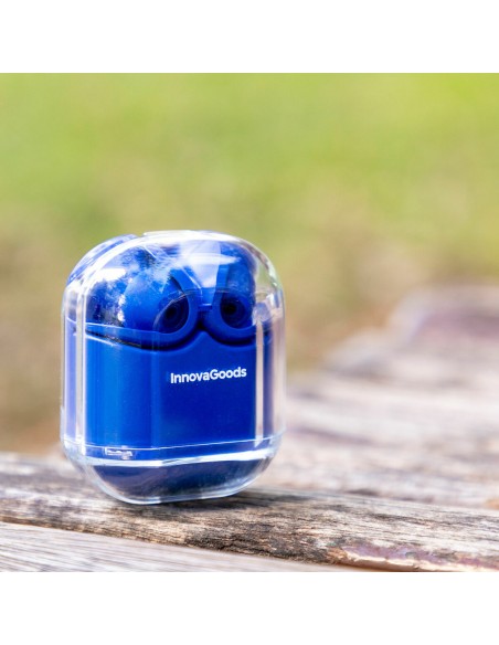 Écouteurs Sans Fil avec Étui de Charge Blue InnovaGoods