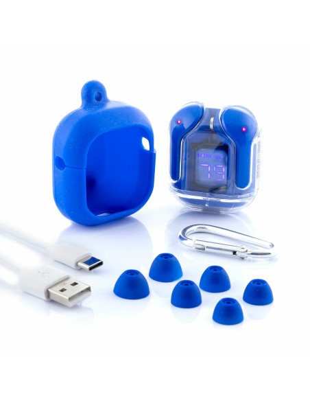 Écouteurs Sans Fil avec Étui de Charge Blue InnovaGoods