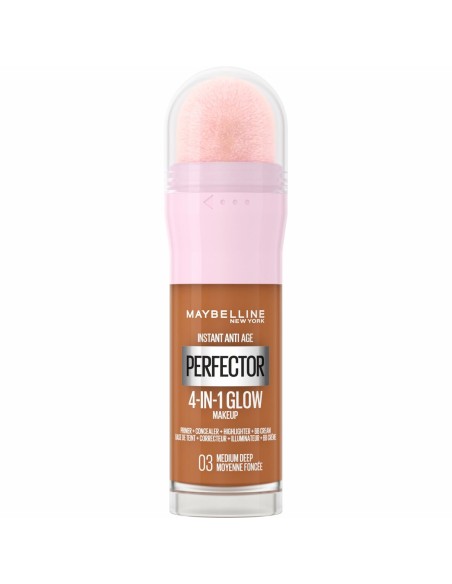 correcteur liquide Maybelline Instant Age Perfector Glow Nº 03-Medium Deep 20 ml