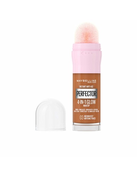 correcteur liquide Maybelline Instant Age Perfector Glow Nº 03-Medium Deep 20 ml