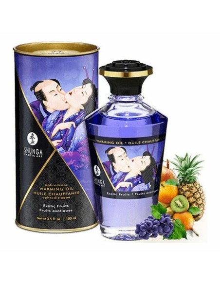 Huile de massage érotique Shunga Fruits exotiques (100 ml)
