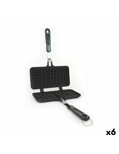 Moule façonné Quttin Aluminium 33 x 21 x 3 cm Gaufrier (6 Unités)