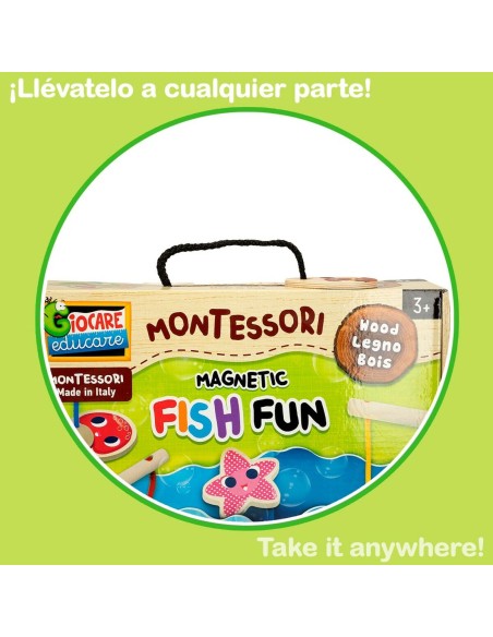 Jeu de société Lisciani Montessori Pêche (6 Unités)