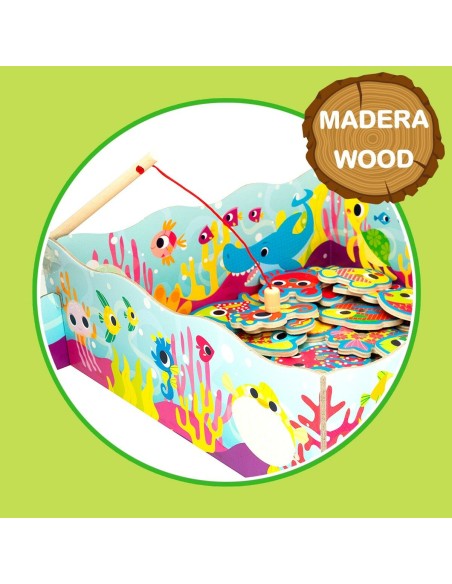 Jeu de société Lisciani Montessori Pêche (6 Unités)