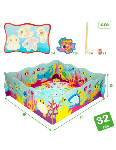Jeu de société Lisciani Montessori Pêche (6 Unités)
