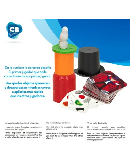Jeu de société CB Games Chapeau haut-de-forme (6 Unités)